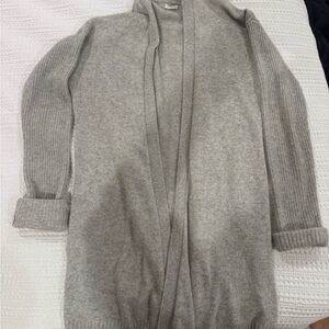 J. Crew Gray Merino Wool Blend Cardigan